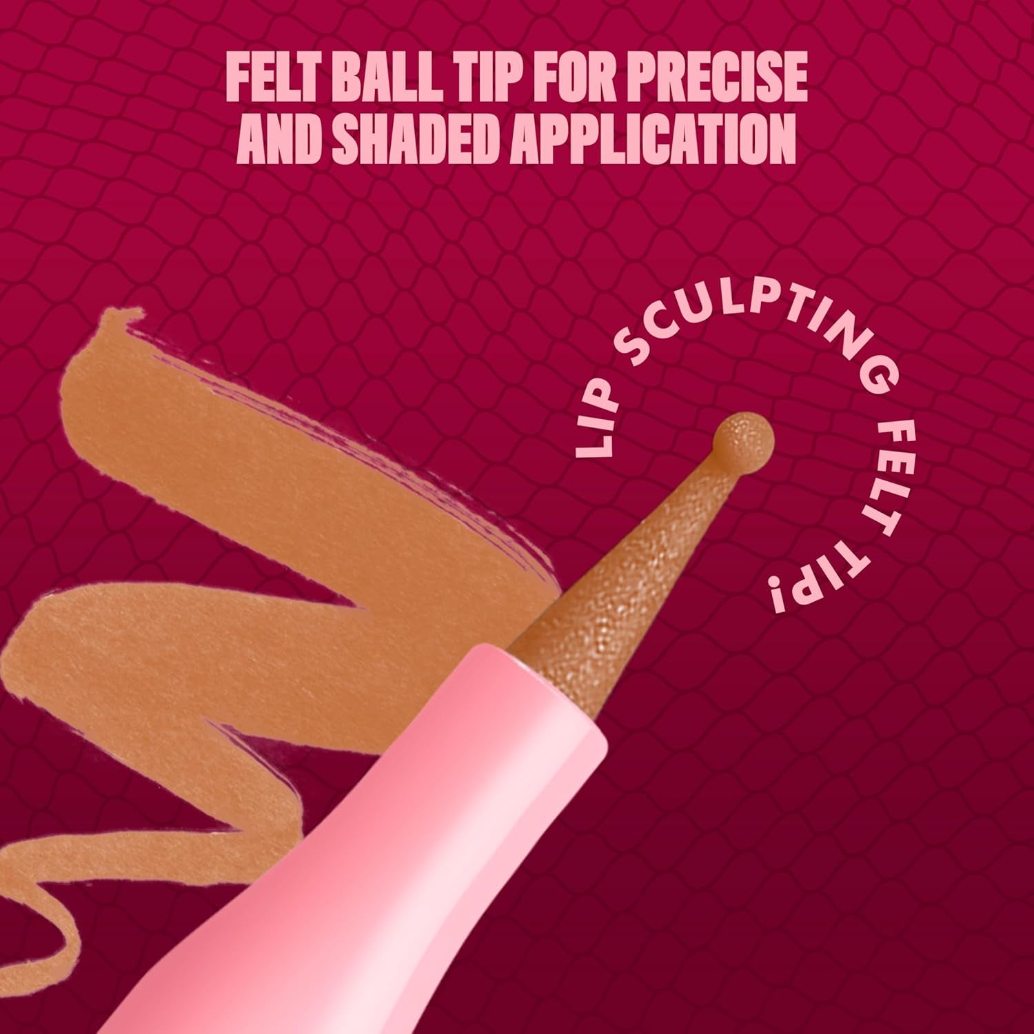 Lip Lingerie Liner Stain, Seamless Make up with All-Day Color, Waterproof Lip Stain Finish - Tease U Later (Cool Nude)