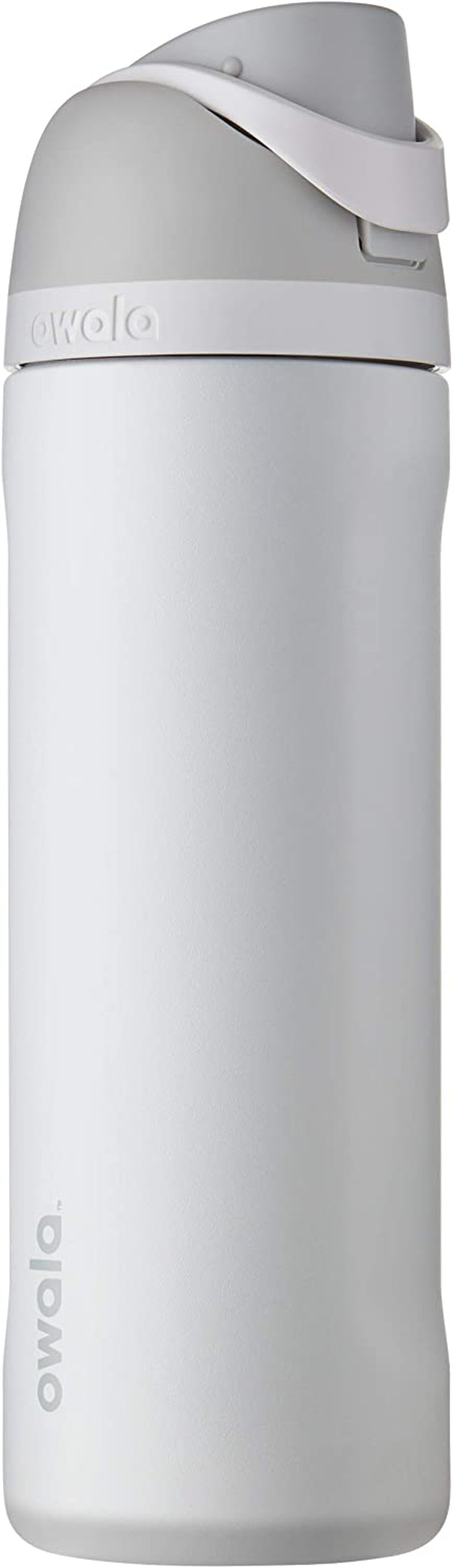 Freesip Insulated Stainless Steel Water Bottle with Straw, Bpa-Free Sports Water Bottle, Great for Travel, 24 Oz, Shy Marshmallow