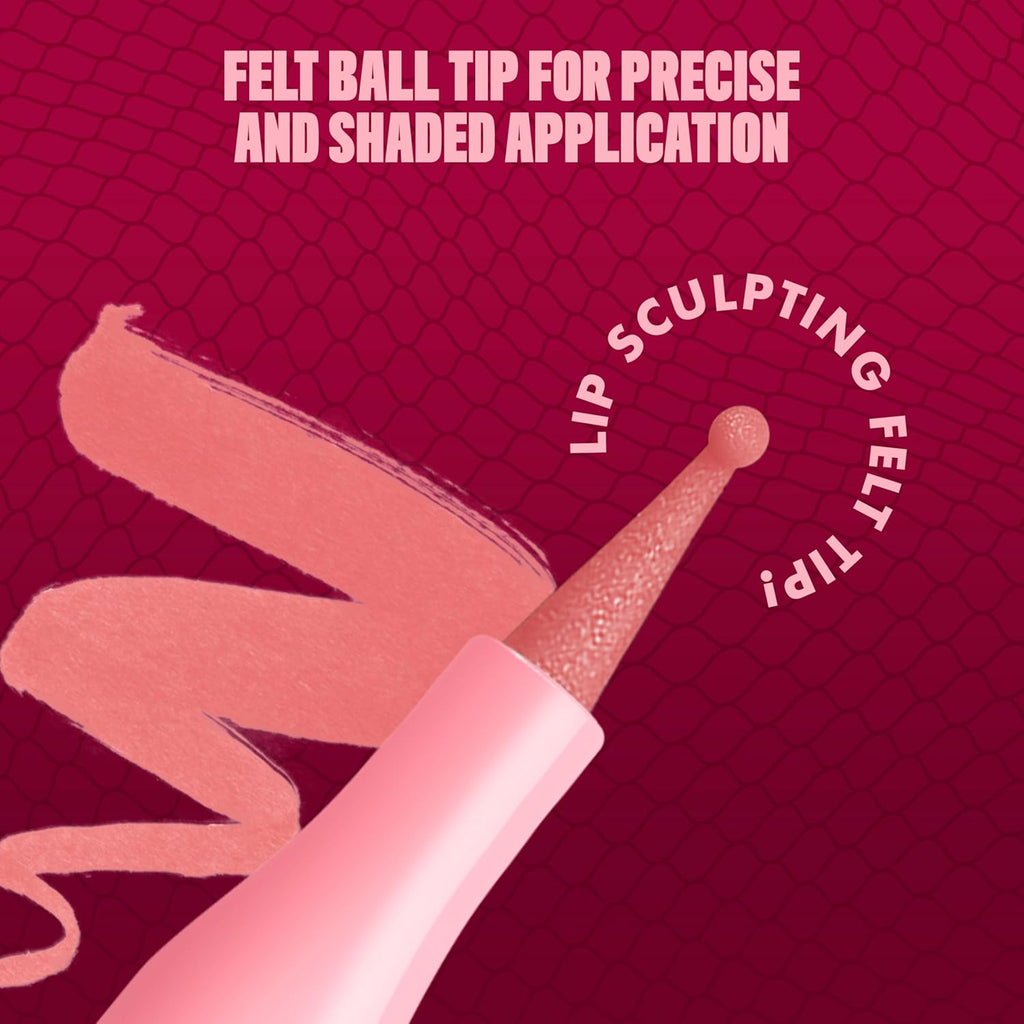Lip Lingerie Liner Stain, Seamless Make up with All-Day Stain, Waterproof Lip Stain Finish - Cuff Me