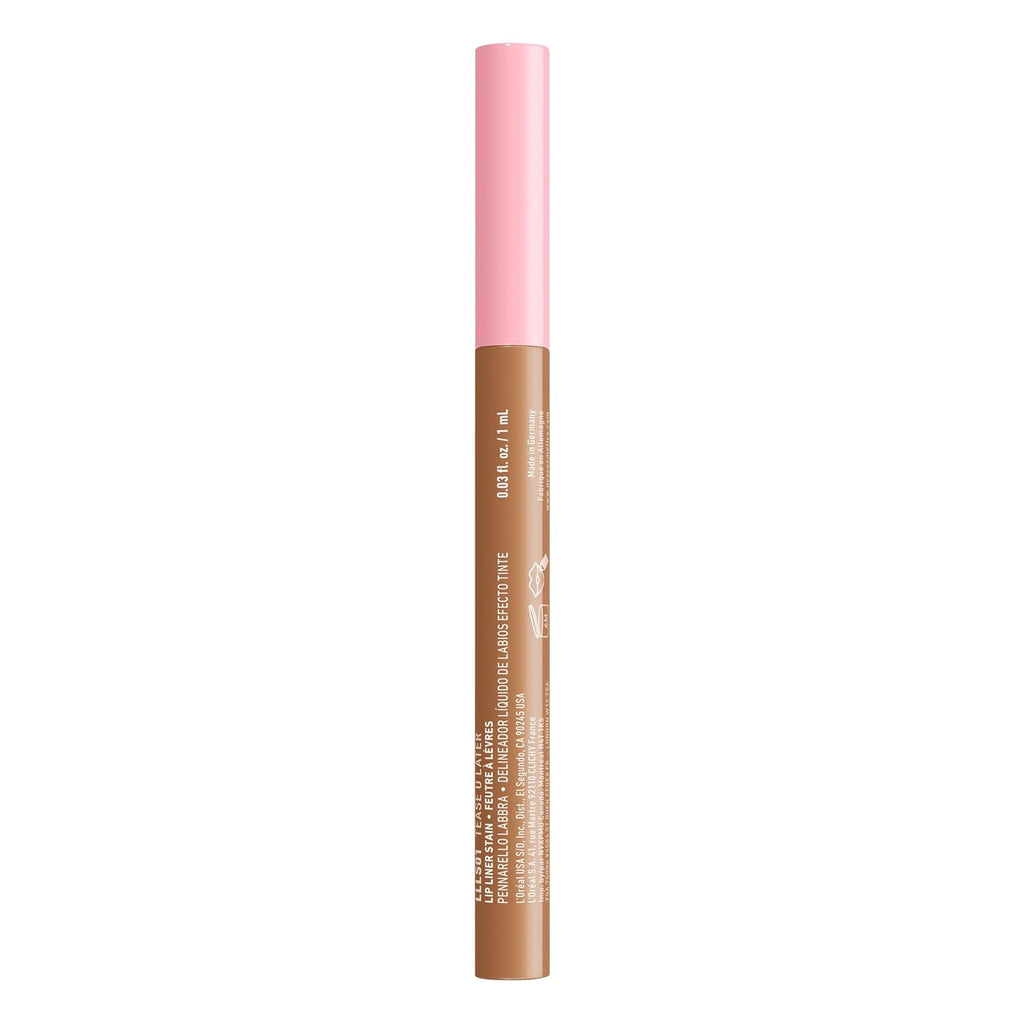 Lip Lingerie Liner Stain, Seamless Make up with All-Day Color, Waterproof Lip Stain Finish - Tease U Later (Cool Nude)