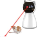 Laser Cat Toys for Indoor Cats,The 4Th Generation Real Random Trajectory Motion Activated Rechargeable Automatic Cat Laser Toy,Interactive Cat Toys for Bored Indoor Adult Cats/Kittens(White)