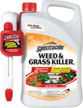 Weed & Grass Killer, 1.33 Gallons, with Accushot Continuous Power Sprayer Kills Broadleaf Weeds and Grasses down to the Root, Rainproof in 15 Minutes with Visible Results in 3 Hours