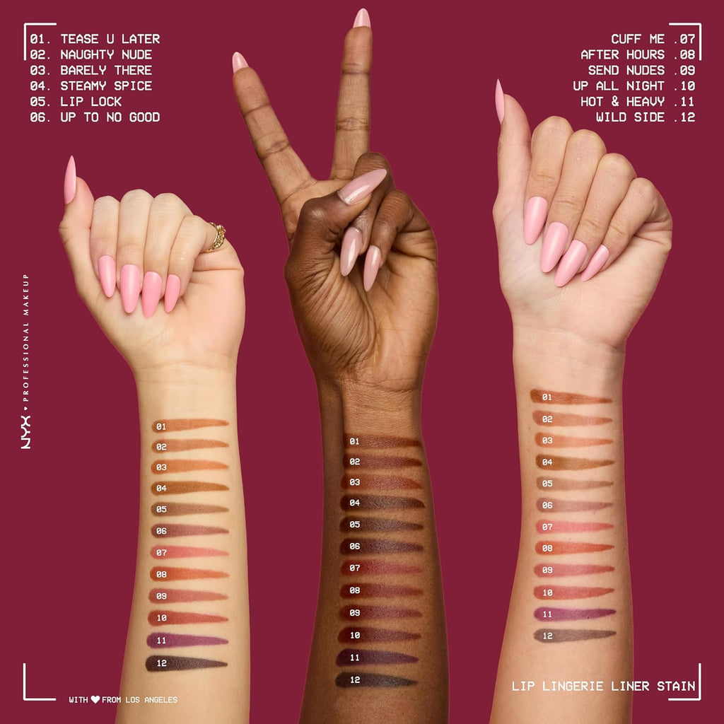 Lip Lingerie Liner Stain, Seamless Make up with All-Day Stain, Waterproof Lip Stain Finish - up to No Good