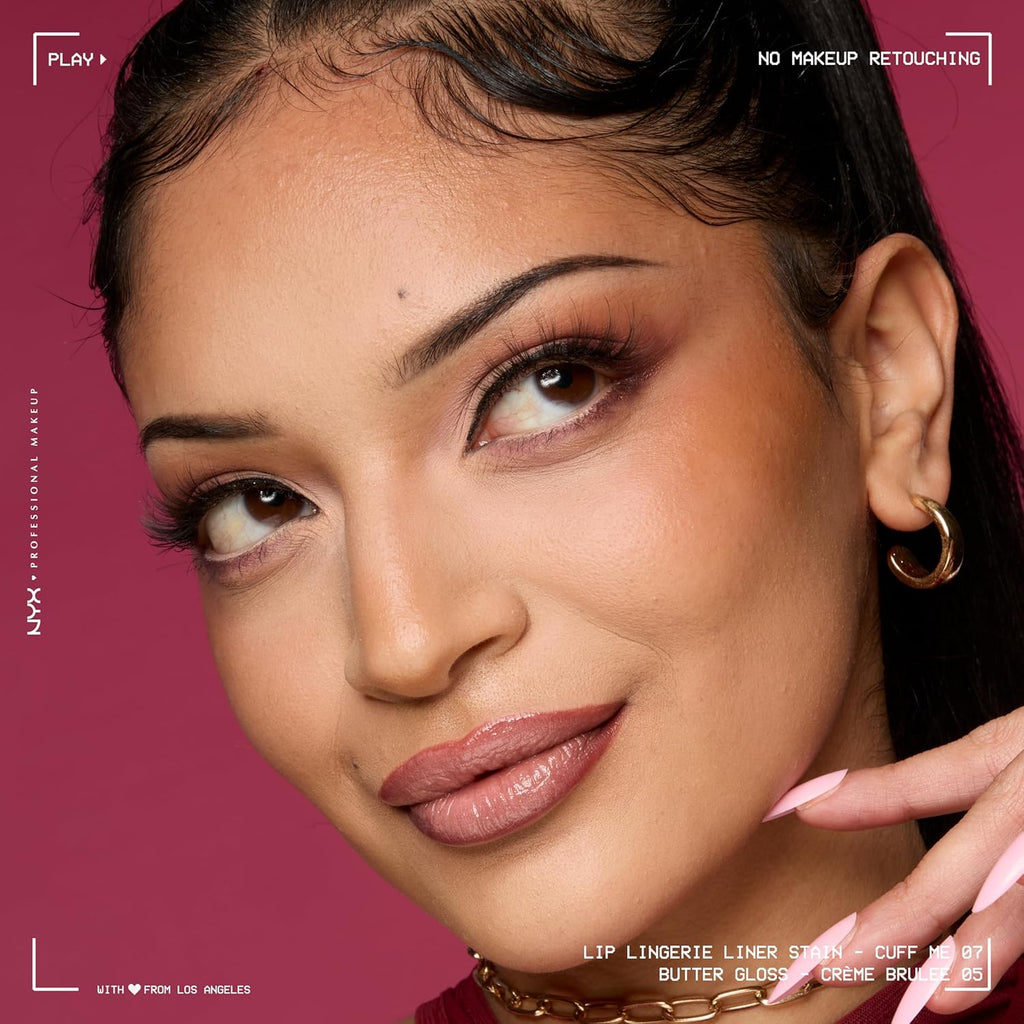 Lip Lingerie Liner Stain, Seamless Make up with All-Day Stain, Waterproof Lip Stain Finish - Cuff Me