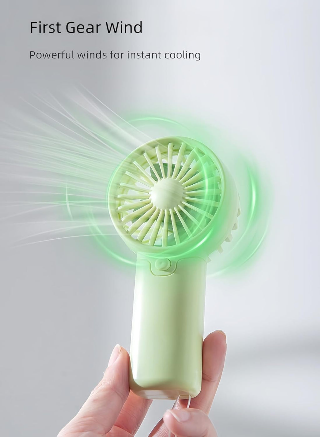 Mini Portable Fan, (2 X AAA Batteries, Batteries Not Included) Lightweight Handheld Fan Perfect for Outdoor, Travel, Office, Hiking and Camping - Pink