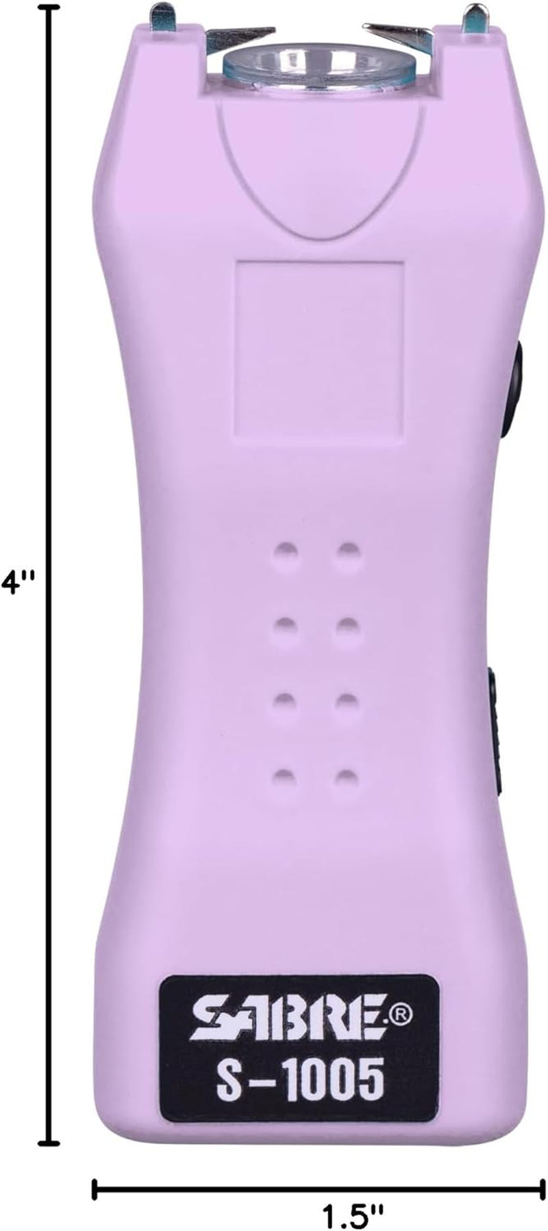 Pepper Spray & 2-In-1 Stun Gun with Flashlight, Self Defense Kit, Fast Flip Top Safety, Finger Grip for Better & Faster Aim, Painful 1.60 Μc Charge, 120 Lumen LED Light, Rechargeable, 0.54 Fl Oz