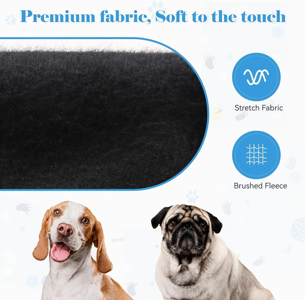 Dog Hoodie Dog Sweaters for Large Dogs Security Pet Sweater Soft Brushed Fleece Pet Clothes Hoodie Sweatshirt with Pocket(L)