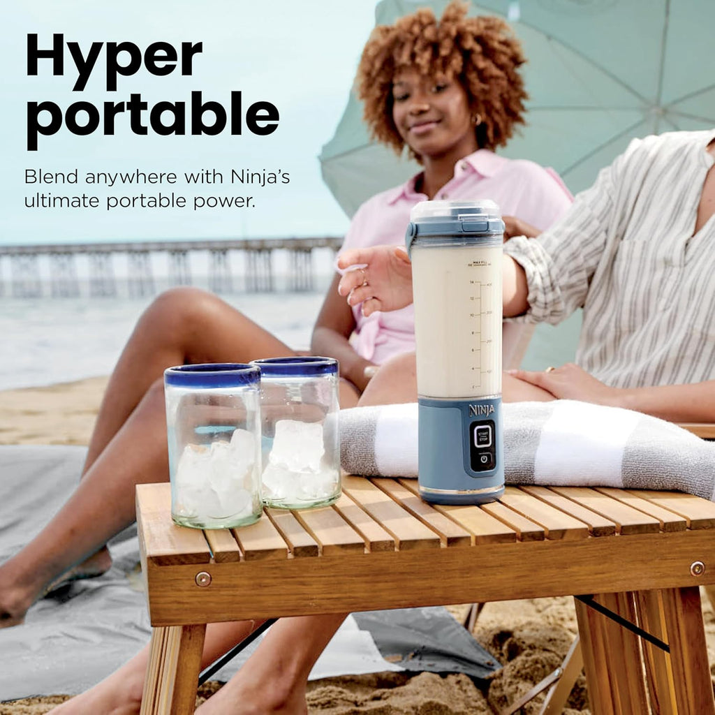 BC151BK Blast Portable Blender, Cordless, 18Oz. Vessel, Personal Blender-For Shakes & Smoothies, BPA Free, Leakproof-Lid & Sip Spout, USB-C Rechargeable, Dishwasher Safe Parts, Black