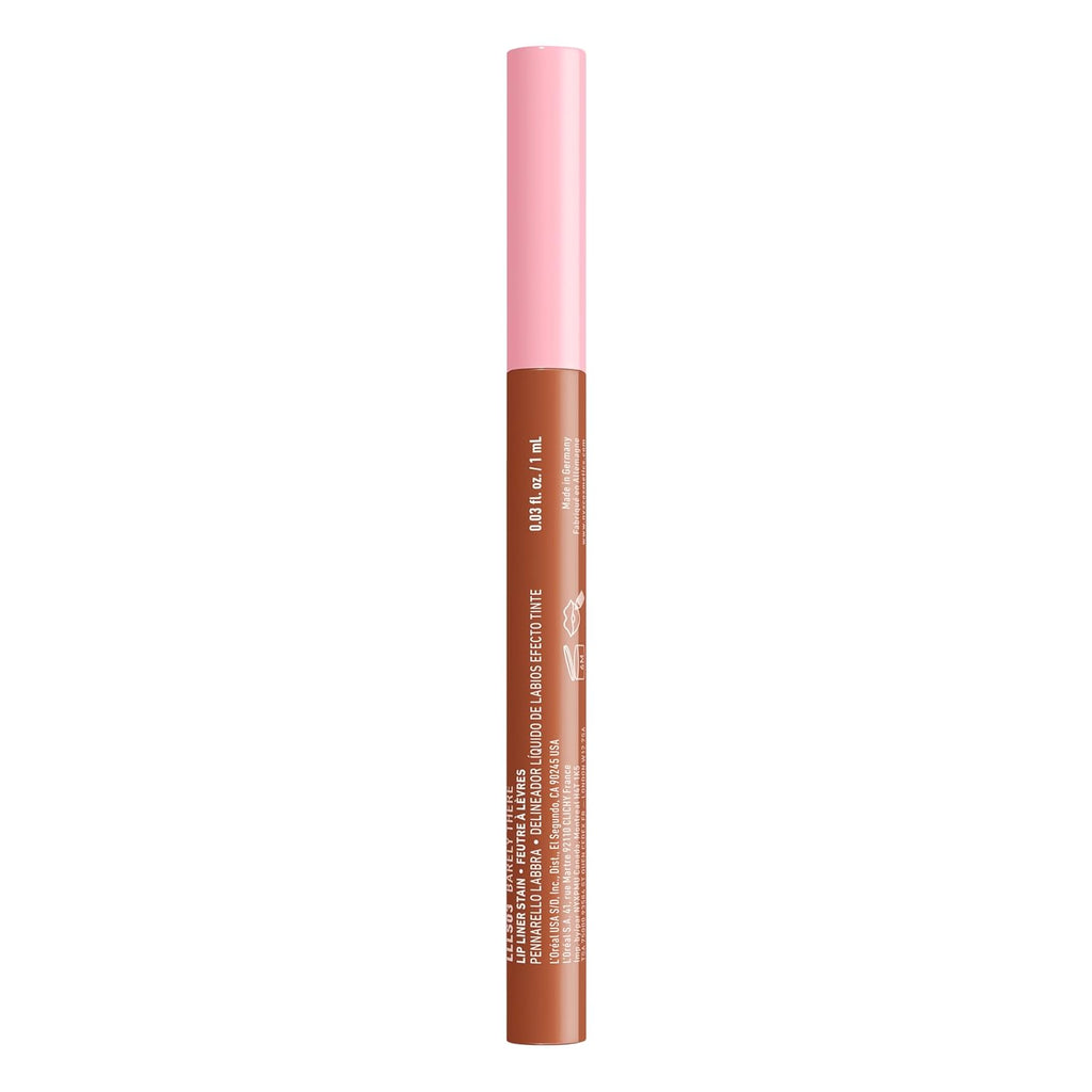 Lip Lingerie Liner Stain, Seamless Make up with All-Day Color, Waterproof Lip Stain Finish - Naughty Nude (Warm Nude)