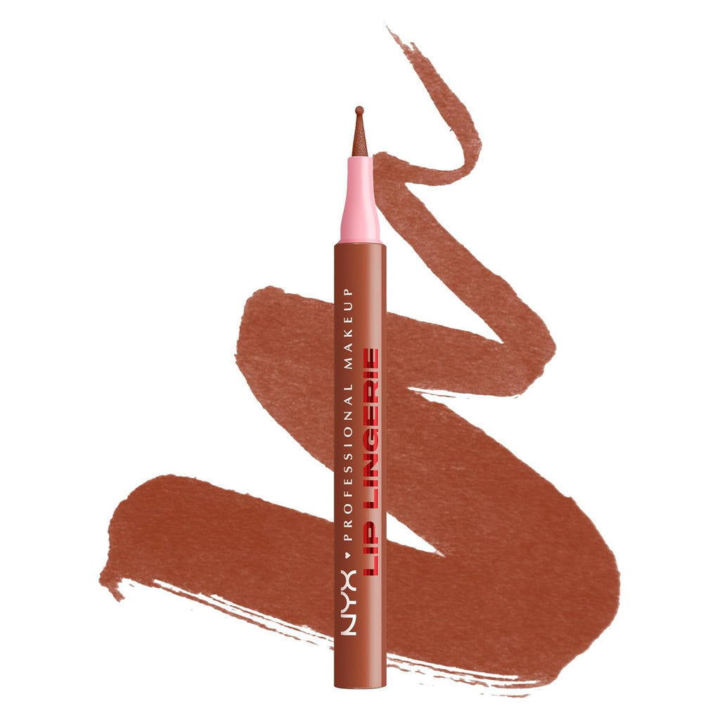 Lip Lingerie Liner Stain, Seamless Make up with All-Day Color, Waterproof Lip Stain Finish - Naughty Nude (Warm Nude)