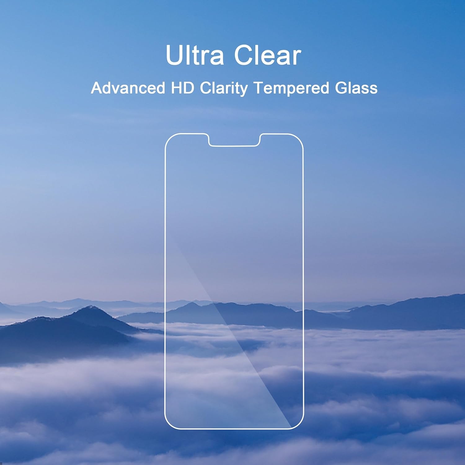 Screen Protector for Iphone 17E / Iphone 16E / Iphone 14 / Iphone 13 / Iphone 13 Pro [6.1 Inch] Display 3 Pack Tempered Glass, Case Friendly [Not for Iphone 16 6.1 Inch]
