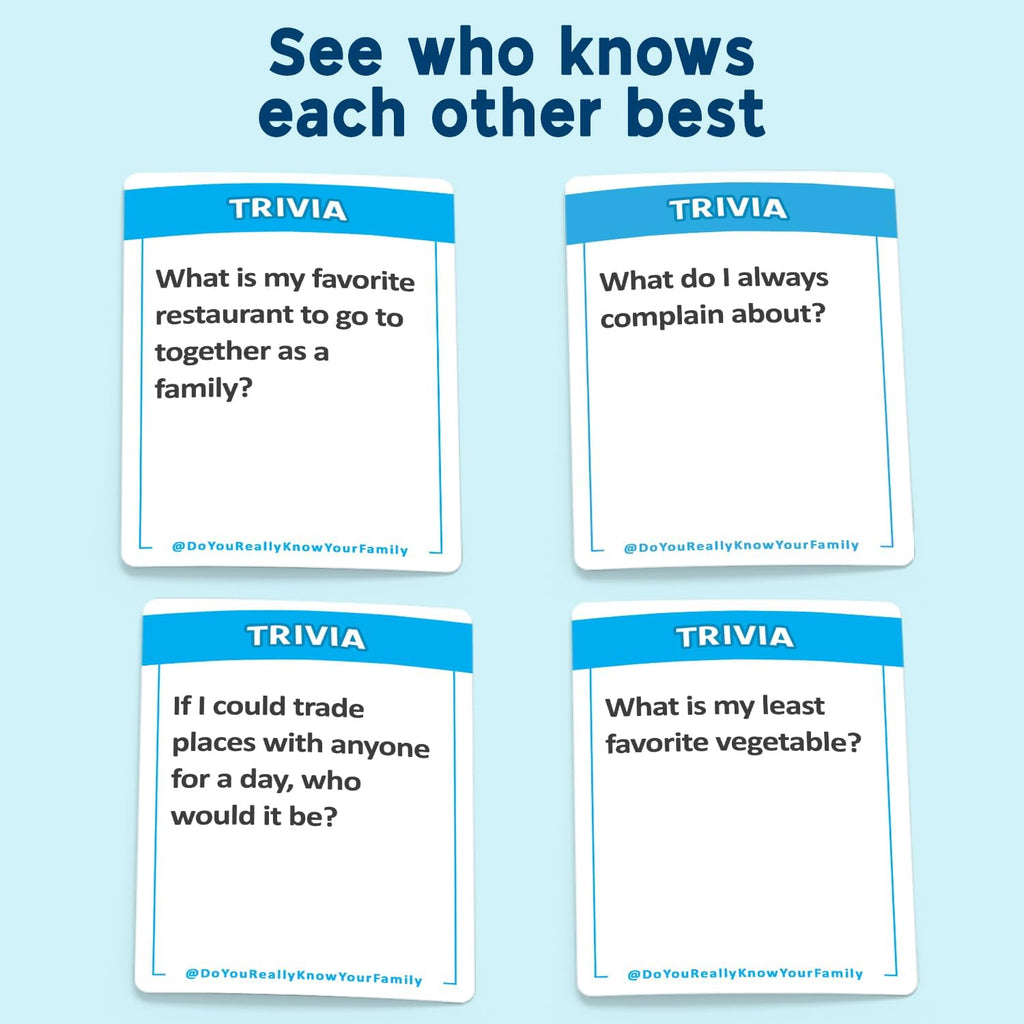 a Fun Family Game Filled with Conversation Starters and Challenges - Great for Kids, Teens and Adults