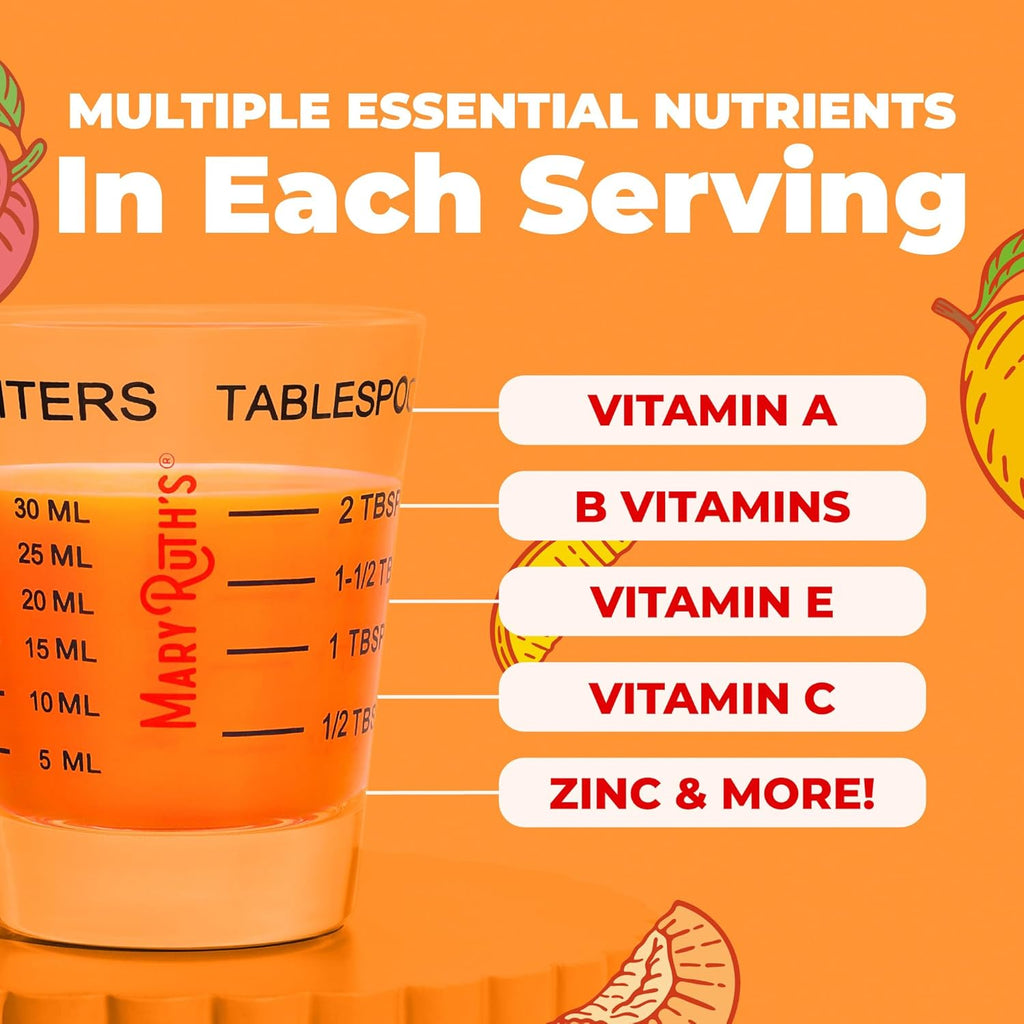 Liquid Multivitamin+Hair Growth | Biotin 10000Mcg | Lustriva Hair Growth Supplement | Clinically Tested in Women for Thicker Hair&Facial Wrinkle | Skin Care | Ages 18+ | 15.22 Fl Oz