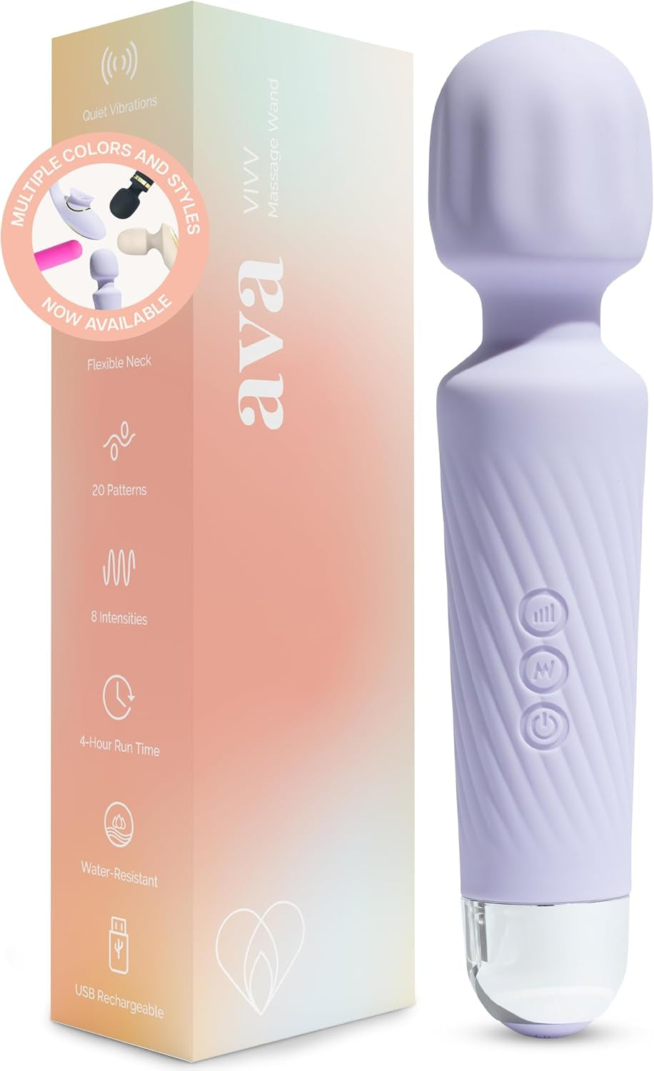 Vibrator Sex Toys – 4 Hour Battery Life | Water Resistant Body Safe Silicone | Clitoral Vibrators Couples Sex Toy with Multi Patterns and Speeds– Clit Stimulator Vibrator for Women – Discreet Gift