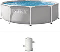 26701EP 10Ft X 30In Prism Frame Premium above Ground Swimming Pool Set with Filter Pump