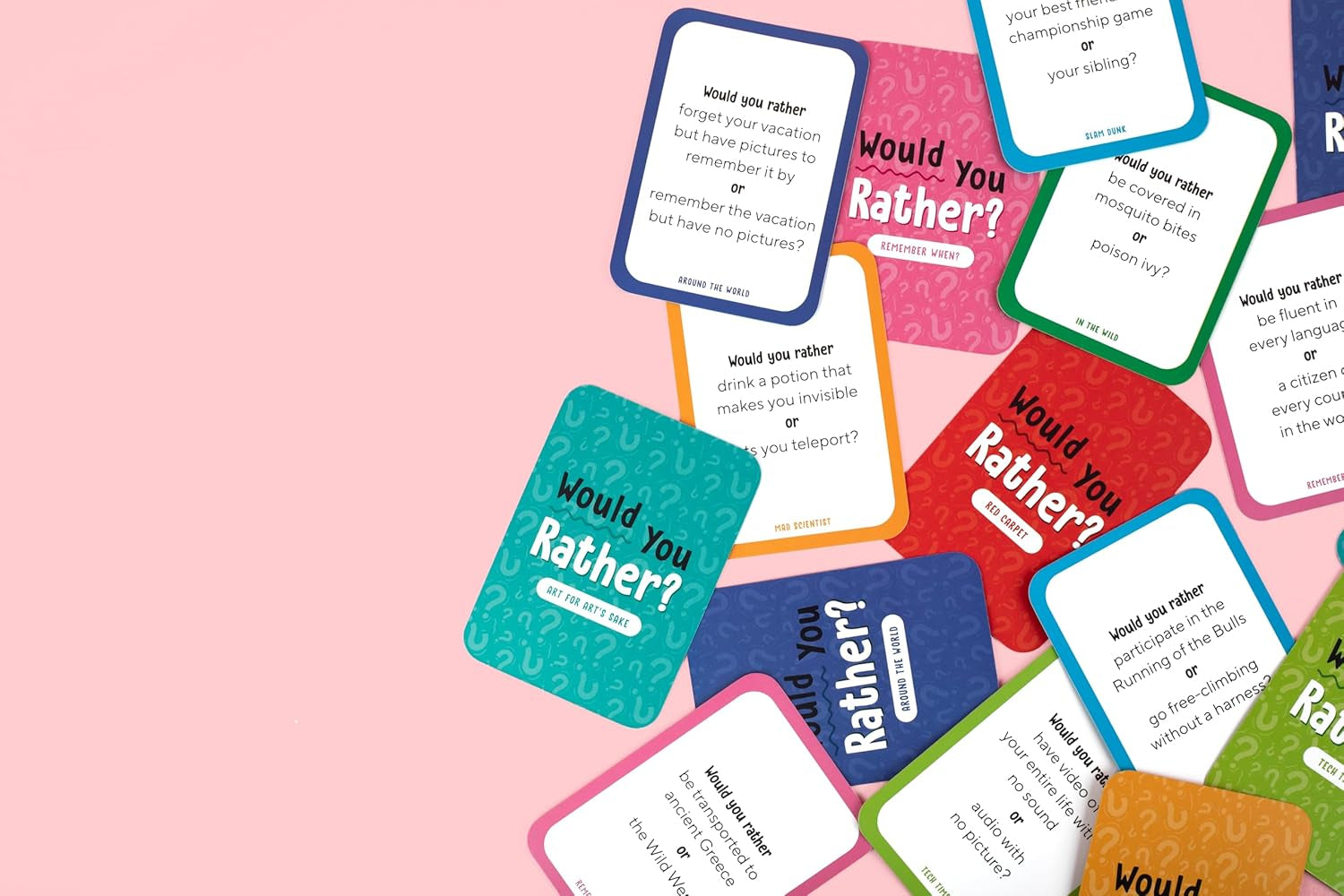 Would You Rather? Family Card Game: Fun Questions, Hilarious Answers, Lively Conversations!