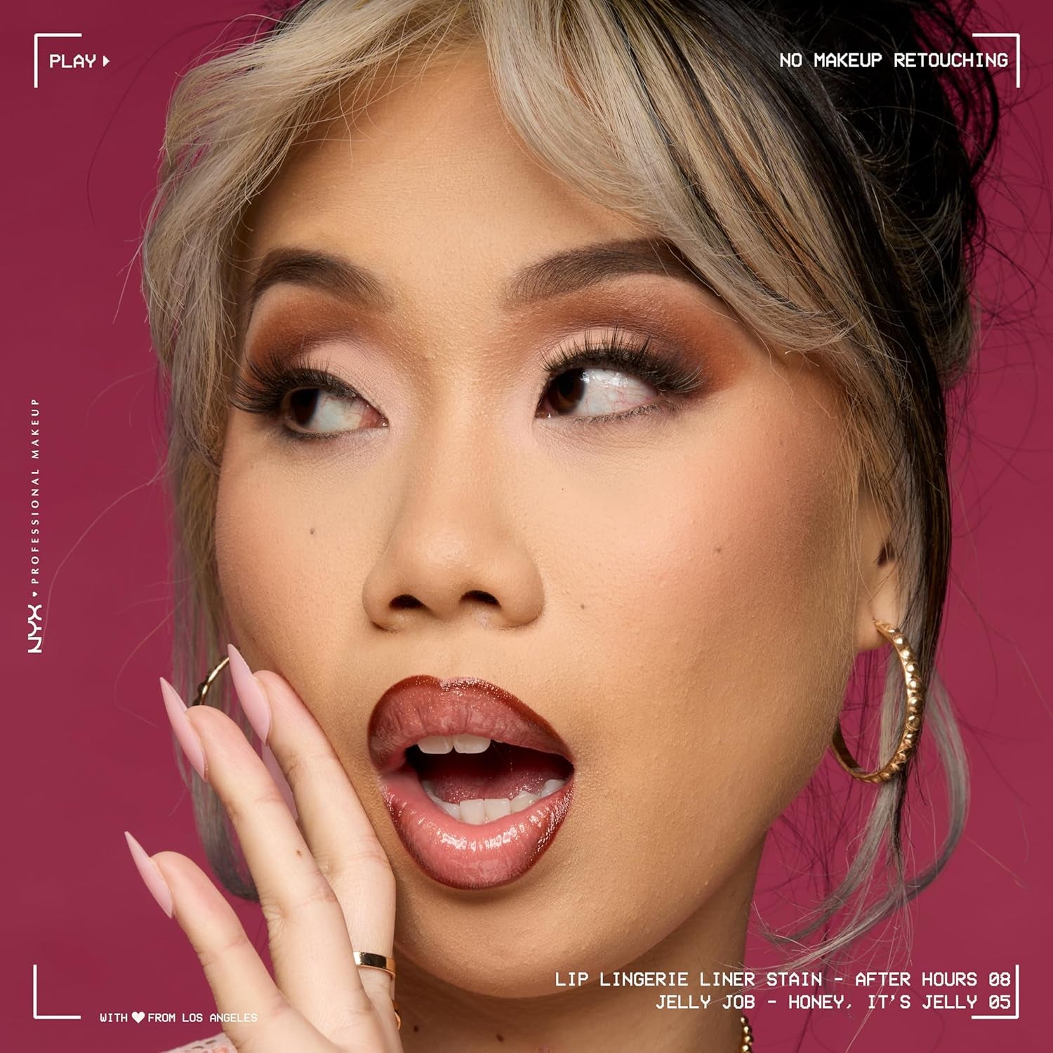 Lip Lingerie Liner Stain, Seamless Make up with All-Day Stain, Waterproof Lip Stain Finish - after Hours (Warm Rose)