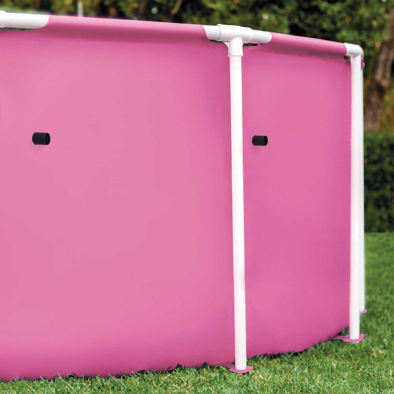 Metal Frame 8 Ft X 30 in above Ground Pool Set, round Swimming Pool with Steel Frame